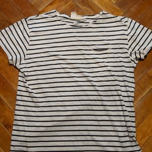 Striped T shirt medium